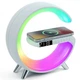 Настільний нічник із бездротовою зарядкою RGB Happy Light Smart Light Sound Machine 24 см (520) - зображення 1