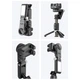 Штатив стабілізатор Gimbal Q18 360 , селфі палиця зі стабілізатором для телефону LED освітлення монопод чорний (508) - зображення 5