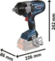 Bezszczotkowy klucz udarowy Bosch GDS 18V-1600 HC Professional (06019M1000) - obraz 2