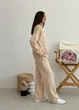 Брюки вязаные ART KNIT Katrin L-XL Беж 022159 - изображение 4