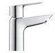 Однорычажный смеситель для раковины S-Size Grohe BauLoop New с нажимным донным клапаном (23878001) - изображение 3