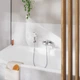 Однорычажный смеситель для ванны Grohe Cubeo (1018140000) - изображение 5