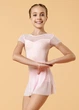 Купальник з коротким рукавом і спідницею KRISTI мікрополіамід+сітка, pink, 134см - изображение 1