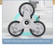 Тележка для пикника складная на 8 колес с складным ящиком Easy Camping EC-0978 Green - изображение 7