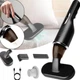 Ручний акумуляторний автомобільний пилосос 3 в 1 Portable Hand Vacuum з насадками для авто та дому 80 Вт Чорний - зображення 4