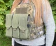 Подсумок для магазинов АК тройной закрытый M-KET Оливковый ВСУ военный штурмовой держатель на пояс разгрузочную систему РПС на MOLLE на 3 магазина - изображение 7