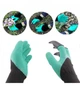 Садовые перчатки Garden Genie Gloves S с когтями черно-бирюзовые (57404 PD) - изображение 4