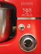 Планетарный стационарный миксер тестомес Royalty Line RL PKM 1600 Вт Red электрический домашний с чашей из нержавейки на 6 л насадка для теста венчик для взбивания - изображение 6