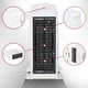 Тепловентилятор спиральный Adler AD 7725 White напольный электрический обогреватель на 2 кВт для дома дачи и офиса терморегулятор 2 режима + холодный обдув - изображение 6