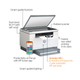 Лазерний принтер для друку БФП сканер і копір 3 в 1 HP LaserJet MFP M234dw чорно білий для дому та офісу інтерфейси USB 2.0/Wi-Fi/Bluetooth/Ethernet - зображення 9