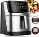 Мультипечь электрическая DMS HF-6E XXL аэрофритюрница и гриль для дома для приготовления без жира со съемной чашей 8 программ с таймером 5-200 °С - изображение 2