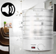 Сушилка электрическая для овощей фруктов грибов и мяса Mozano Food Dehydrator White дегидратор на 500 Вт 6 лотков терморегулятор - изображение 9