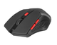 Ігрова бездротова мишка Defender Accura MM-275 6кн 1800dpi USB Black-Red (52276) - зображення 2