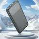 Павербанк HOCO J121 10000mAh 22.5W быстрая зарядка 2USB/1Type-C Черный - изображение 3