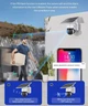 Уличная 4G камера Sectec ST-S518M-4M-4G с сим-картой и солнечной панелью белая - изображение 6