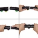Обруч для похудения массажный разборной Хула Хуп Hula Hoop DOUBLE GRACE MAGNETIC Zelart 1,35 кг 8 секций d-97 см черный JS-6002 - изображение 10