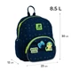 Рюкзак для дитячого садка Kite Kids Dino Gamer K25-2727XS-5 XS(100 — 115 см) 30х23х12 синій - зображення 2