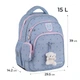 Рюкзак шкільний Kite College Line Girl 39 см (K25-763M-1) - изображение 2