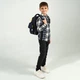 Рюкзак школьный каркасный Kite Education Cyber K25-556M-2 M(130 - 145 см) 38х30х14 серый - изображение 9