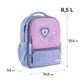 Рюкзак для детского сада Kite Kids Lovely K25-559XS-1 XS(100 - 115 см) 32,5х24,5х9,5 голубой - изображение 2