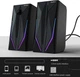 Компьютерные колонки MUSIC DJ. M-110A с RGB-подсветкой для ПК 10 Вт 8865 - изображение 2