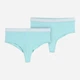 Набор трусиков бразилиана женских Puma Women High Waist Brazilian Pack 93898403 XS 2 шт Mint (8720245811194) - изображение 2