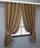 Комплект коротких штор VR-Textil Жакард Sultan № 868ш Світло-коричневий 130х170 см 2 шт (35-0320) - зображення 2