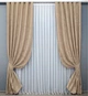 Комплект готовых штор VR-Textil Жаккард Sultan YL № 1699ш Темно-бежевий 100х270 см 2 шт (31-744) - изображение 2