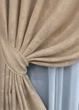 Комплект коротких штор VR-Textil Жаккард Sultan YL № 1699ш Темно-бежевый 130х170 см 2 шт (35-0322) - изображение 4