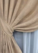 Комплект готовых штор VR-Textil Жаккард Sultan YL № 1699ш Темно-бежевий 100х270 см 2 шт (31-744) - изображение 5
