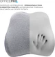 Ергономічна подушка для попереку OfficePro Gray (LP570G) - зображення 5