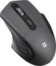 Комп'ютерна миша Defender Datum MB-345, USB, оптична, 800/1200/1600 dpi, 4 кнопки, 2xAAA, Black - зображення 1