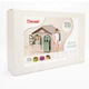 Ігровий Будиночок зі шторками Doloni Toys 02550/5 Біло-Бірюзовий - зображення 4