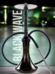 Кальян професійний PALKA Wave The Black з натуральним деревом - зображення 1