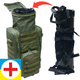 Тактичний рюкзак бойового медика з відділом для нош волокуш DERBY MultiPack армійський медичний рюкзак хакі - зображення 1