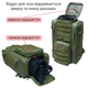 Тактичний рюкзак бойового медика з відділом для нош волокуш DERBY MultiPack армійський медичний рюкзак хакі - зображення 5