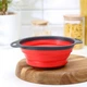 Дуршлаг складной силиконовый Frico Красный - изображение 1