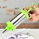 Шприц кондитерский Kitchen Ware + 4 насадки Зеленый - изображение 3
