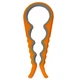 Открывалка для бутылок и банок Opener Kitchen Tool 4 в 1 Оранжевый - изображение 3