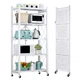 Етажерка на колесах Modern Home "Loft" 5 ярусів 71 х 33 х 156 см (R93525-W/R100106-W) Біла - зображення 6