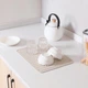 Килимок силіконовий для сушіння посуду Silicone Mat 40 х 45 см (180 BM) Бежевий - зображення 3