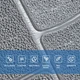 Самоклеящаяся декоративная 3D панель камень серебро 700х700х6мм (153) SW-00000187 - изображение 14