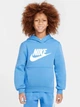 Детское теплое худи для мальчика Nike K Nsw Club Flc Hdy Hbr FD2988-489 122-128 см Blue Beyond/White (197859885367) - изображение 1