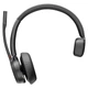 Бездротова гарнітура Poly On-ear Voyager 4310-M з адаптером BT700 Black (77Y91AA) сертифікат Microsoft Teams - зображення 3