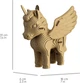 3D пазл-конструктор Cartonic 3D Puzzle Pegasus 69 элементов (CARTPEGAS) - изображение 5