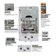 Газова колонка MIXXUS метал 10 л/хв з панеллю зі скла з малюнком (616574) - зображення 2