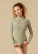 Боді розігрівочне SOPHIE з довгим рукавом rayon rib knit, pistachio, S - изображение 1