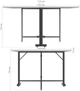 Стіл розкладний AMF Fold 2 FL2 1400 (1380/210х1000х750Н) чорний/Дуб Сонома (221220) - изображение 6