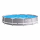 Каркасный круглый бассейн Intex 26712 с картриджным фильтром 366 х 366 х 76 см на 6503 л Серый - изображение 1