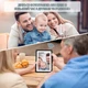 Фоторамка цифровая ARWOEIS с сенсорным экраном встроена 16 ГБ памяти со слайдшоу и видеопроигрывателем, датчиком движения с WiFi Black - изображение 2